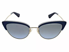 Kate Spade Jahnam Navy Cat Eye Frame / Dark Gray Gradient Lenses Sunglasses