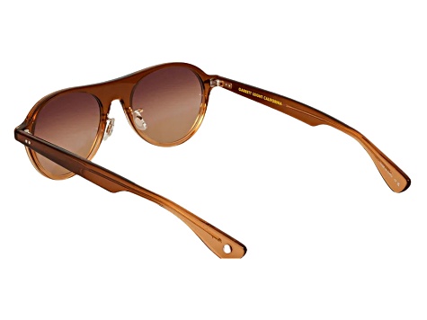 Garrett Leight Lady Eckhart Golden Fade Round Frame
