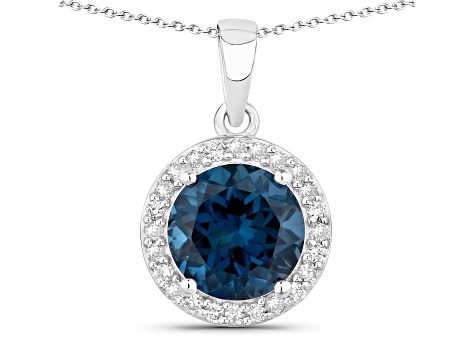 今期新品⭐︎ 【TRANOI】Jewel star Tops London Blue Topaz Rhodium Over Sterling Silver Hoop Earrings