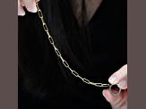 Clear Cubic Zirconia , Two-Tone over Brass Toggle Clasp Link Bracelet
