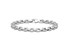 Stainless Steel Oval Link Bracelet
