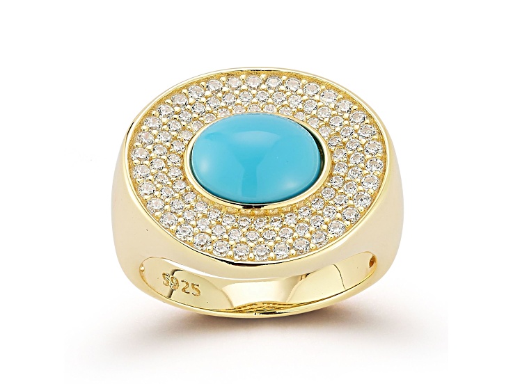 Rachel Zoe 14K Yellow Gold Over Sterling Silver Lab Created