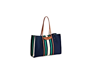 Aria Boxy Tote,Navy