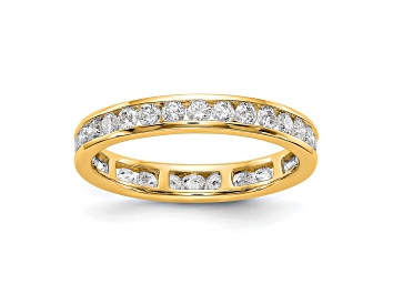 Picture of 14K Yellow Gold Lab Grown Diamond Polished 1 ct. Channel Set Eternity Band