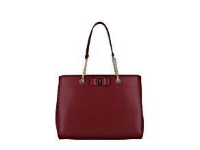Ferragamo Vara Bow Smooth Leather Tote