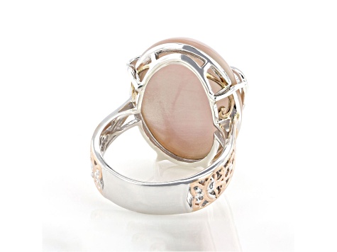 Pink Spinel Rhod/18K Gold Over Palladium Sterling Silver