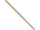 14K Yellow Gold 9.00 ct. Colorless Moissanite 4 Prong Tennis Bracelet