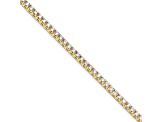 14K Yellow Gold 9.00 ct. Colorless Moissanite 4 Prong Tennis Bracelet