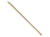 14K Yellow Gold 9.00 ct. Colorless Moissanite 4 Prong Tennis Bracelet