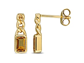 Citrine 14K Yellow Gold Earrings 0.68ctw