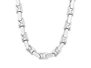 Stainless Steel Mariner Link Chain Necklace