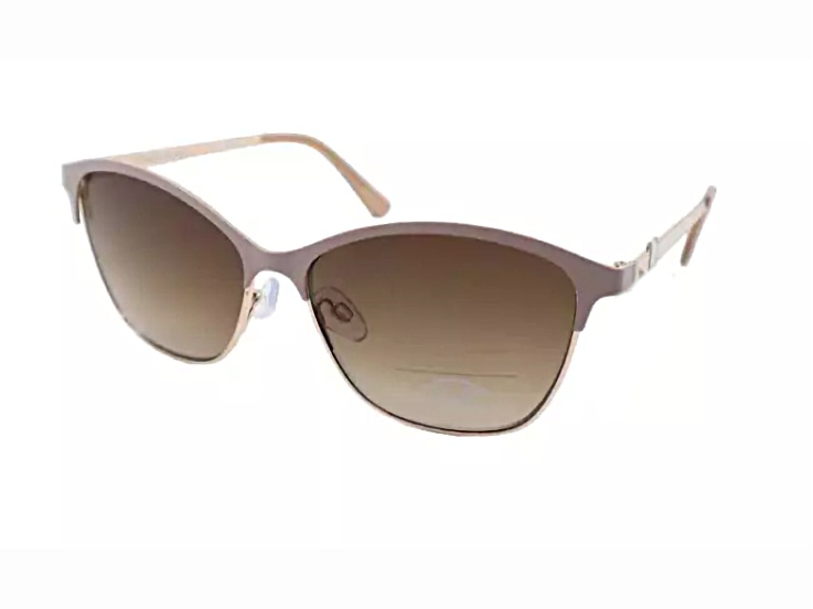 OSCAR by Oscar de la Renta Blush Cat Eye Frame / Brown Gradient Lenses Sunglasses