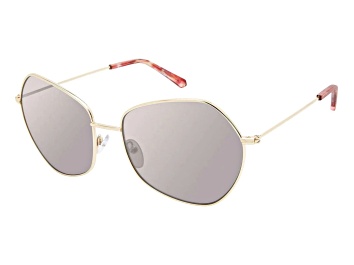 Picture of Prive Revaux After Party Champagne Gold Tone Frame / Gray Lenses Geometric Sunglasses