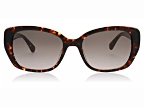 Kate Spade Kenzie Dark Havana Cat Eye Frame / Brown Lenses Sunglasses