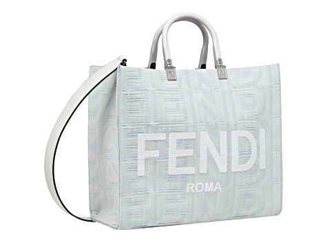 Sunshine 【FENDI】Medium トートバッグ FENDI Medium Sunshine Leather Tote Bag | Black | FARFETCH JO