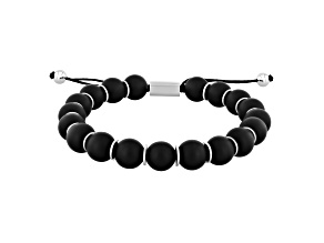 Stainless Steel Matte Tiger Eye Bead Bracelet