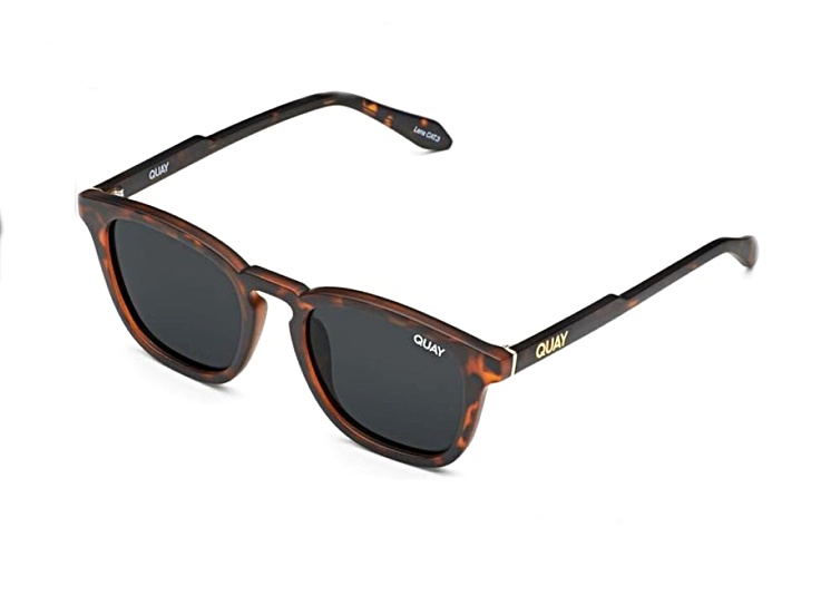 Quay Walk On Black Tortoise Round Frame / Smoke Lenses  display picture 3