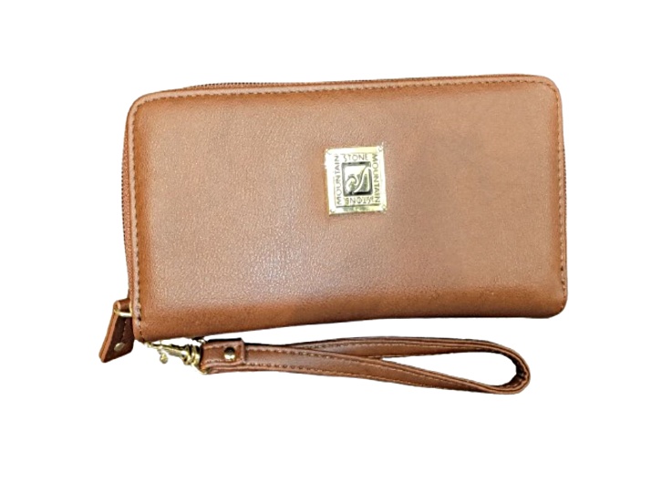 Sculptor【送料込】Cross Suede Strap Wallet Raw Sculptor X Ed Hardy] Cross Leather Strap Wallet Brown