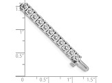 14K White Gold Lab Grown Diamond VS/SI GH, Tennis Bracelet