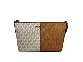Michael Kors Jet Set Small Travel Crossbody Handbag in Deer Multi