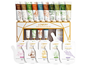 Lovery Hand Cream & Hand Mask Gift Set - 10 Hand Lotions and 5 Hand Masks