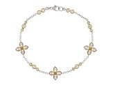 White Lab-Grown Diamond 14k Yellow Gold Over Sterling Silver Bracelet 1.50ctw