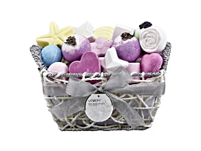 Lovery Bath Bombs Gift Set - 17 Large Bath Fizzies with Shea and Coco Butter
