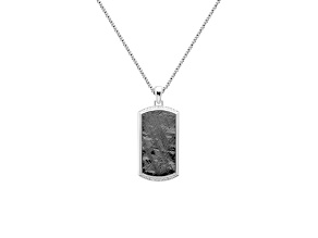 Vezeto Dog Tag Slate Black Meteorite