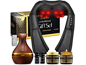 Lovery Aromatherapy Spa Gift Set - 7pc Ultimate Relaxation Massage Kit