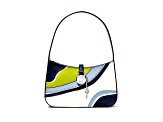 Michael Kors Lyra Small Color Block Pochette in Navy Multi