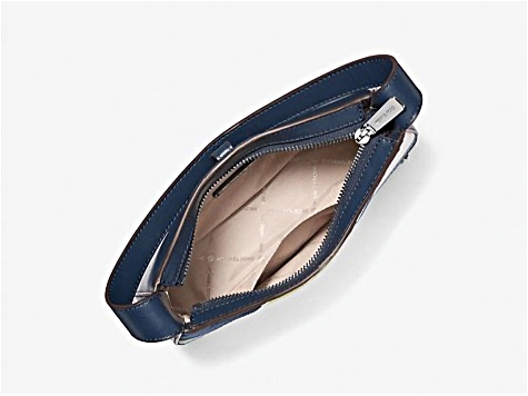Michael Kors Lyra Small Color Block Pochette in Navy Multi