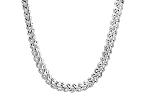 Men's Stainless Steel Wheat Chain Necklace