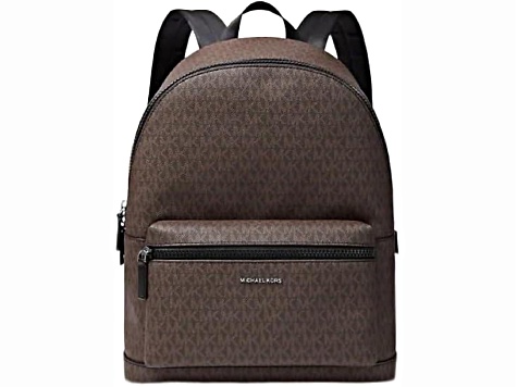 Michael Kors Copper Medium Backpack in Brown MK Logo  display picture 3