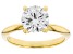 14K Yellow Gold Round IGI Certified Lab Grown Diamond Solitaire Ring 2.0ct, F Color/VS2 Clarity