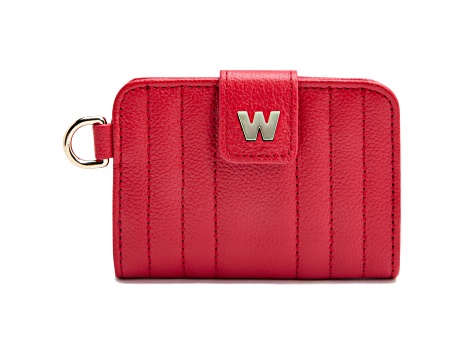 Mimi Red Credit Card Holder with Wristlet
