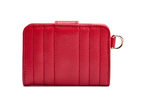 Mimi Red Credit Card Holder with Wristlet