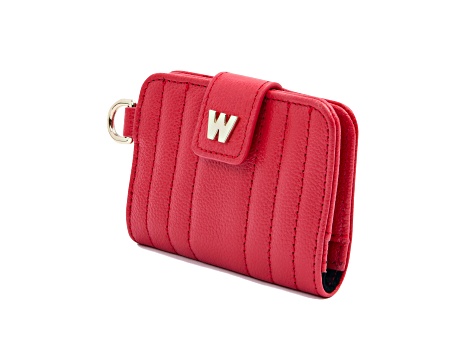Mimi Red Credit Card Holder with Wristlet