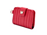 Mimi Red Credit Card Holder with Wristlet