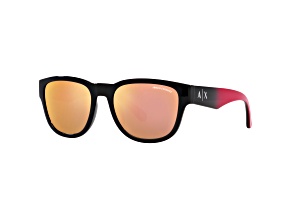 Armani Exchange Men's 54mm Shiny Black Sunglasses