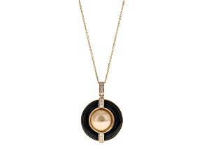 14K Yellow Gold South Sea Pearl Pendant