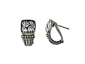 EFFY Sterling Silver/18K Yellow Gold Over Silver Two-tone Earrings