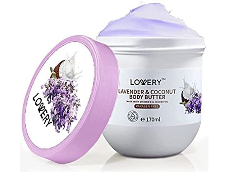 Lovery Lavender and Coconut Whipped Body Butter - 5.7oz Jar