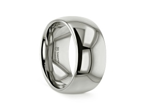 ARLINGTON Domed White Tungsten Band Ring- 12mm