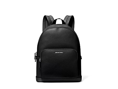 Michael Kors Cooper Large Pebbled Leather Commuter Backpack in Black