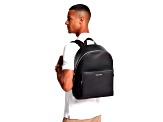 Michael Kors Cooper Large Pebbled Leather Commuter Backpack in Black