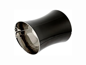 Calvin Klein Women's Wide Cuff Black Bracelet in Size 7