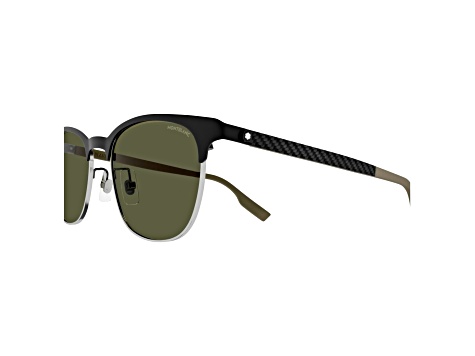 Montblanc Men's 53mm Black and Blue Sunglasses  | MB0183S-005-53
