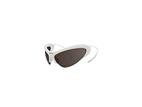 Balenciaga Shield Semi-Rimless Frame White Bio Injection  display picture 2
