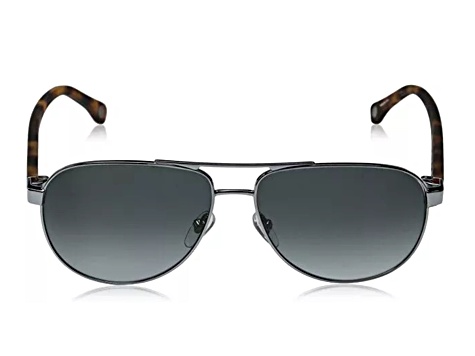 Jack Spade Men's Ruthenium Aviator Frame Gray Gradient Lenses