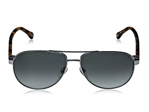 Jack Spade Men's Ruthenium Aviator Frame / Gray Gradient Lenses Sunglasses